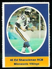 1972 Sunoco Stamps      357     Ed Sharockman